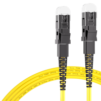 Câble de raccordement fibre optique Haina 1m (3ft) 2 fibres MTRJ Duplex Monomode (OS2) Riser (OFNR) 2.0mm à gaine serrée Jaune