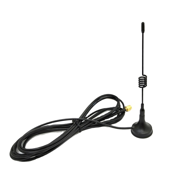 SMA Sucker Antenna 2.4G 5.8G Dual Band Magnetic 4.33Mhz Wifi Magnetic Indoor Whip Antena with 3 Meters of RG174 Cable
