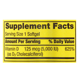 Soporte OEM con etiqueta privada <span class=keywords><strong>huesos</strong></span> fuertes y salud inmune <span class=keywords><strong>calcio</strong></span> vitamina D3 125mcg 5000iu cápsula blanda absorción adecuada de <span class=keywords><strong>calcio</strong></span> - Product Image 2