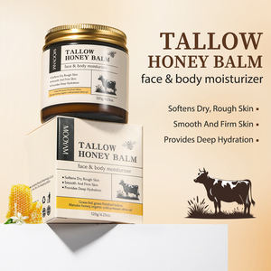 Crema Corporal y Facial de Sebo y Miel Orgánica, Hidratante y Calmante para Piel Seca, 120g, Cuidado Corporal, Blanqueamiento de la Piel, Crema de Sebo y Miel MOOYAM - Product Image 5