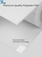 Film BOPET blanc laiteux de 250 μm, certifié UL, film d'isolation électrique pour moteurs, générateurs et câbles