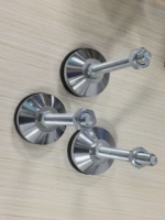 Pieds de support réglables en métal avec base en caoutchouc antidérapante robuste M8 M10 M12 pour cadre en profilé aluminium industriel