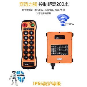 For LCC Q1212 Dual Speed 12 O'Clock Remote <b>Control</b> Industrial <b>Wireless</b> Overhead Crane Electric Equipment Electrical Equipment - Product Image 3