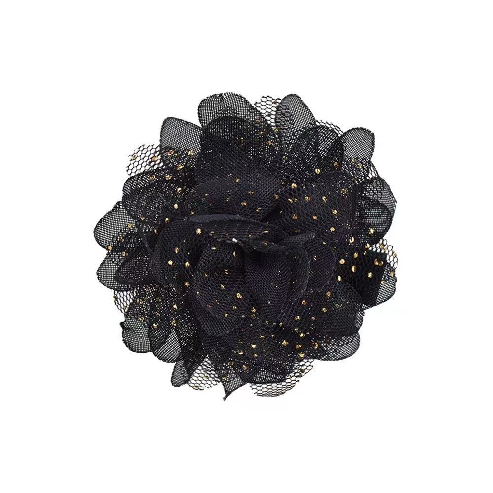 Детская заколка для волос маленькая заколка аксессуар заколки шифоновый цветочный бант для волос