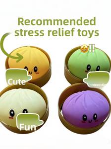 Jouet anti-stress en forme de boulette de riz mignon, à paillettes, texture douce et moelleuse, à récupération lente, idéal pour le jeu sensoriel - Vente chaude - Product Image 6