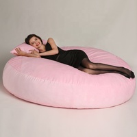Weiches Velboa Stoff Riesen extra großes Sitzsack Schlafs ofa