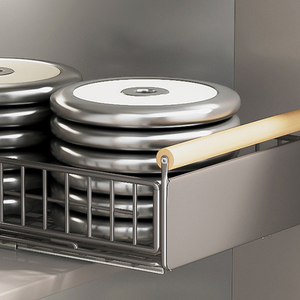 Étagère à tiroir pliable en gros du fabricant armoires de cuisine panier organisateur étagère de rangement coulissante - Product Image 5