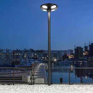 UFO <span class=keywords><strong>LED</strong></span> <span class=keywords><strong>Solar</strong></span> Powered Flagpole Downlight IP65 Clasificación para 12 pies 18 pies Casa y jardín Aluminio Auto-<span class=keywords><strong>Led</strong></span> <span class=keywords><strong>Solar</strong></span> Lawn Light - Product Image 1