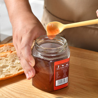 Spatule à confiture en silicone à double tête Mini grattoir de cuisine pour la cuisson et le mélange à la maison Cuillère à mélanger domestique transfrontalière