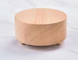 Mini caja de música creativa Linda decoración del hogar pequeños animales caja de música mecánica de madera - Product Image 3