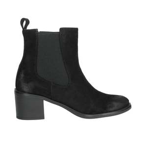 Stivaletti da Donna Cinzia Soft CI2031 in Camoscio Nero con Tacco a Blocco - Product Image 3