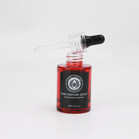 Flacon compte-gouttes en verre rose mat de 30 ml avec impression sérigraphique et logo personnalisé pour l'emballage des soins de la peau (sérum, crème et crème pour les yeux)