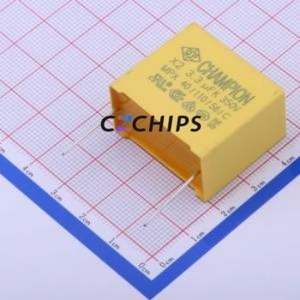 Condensateur de sécurité SMQP335K350XXF13B2815, composant traversant (THT), P=27,5 mm, 3,3 µF, 10 %, 350 V, X2 - Product Image 1