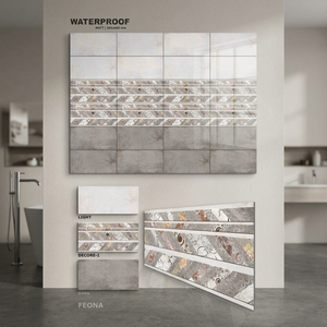Azulejos de Pared Cerámicos Vistaar 300x600mm con Acabado Mate Efecto Mármol Gris 12x24 30x60cm para Baño y Cocina, Proveedor de Fábrica - Product Image 5