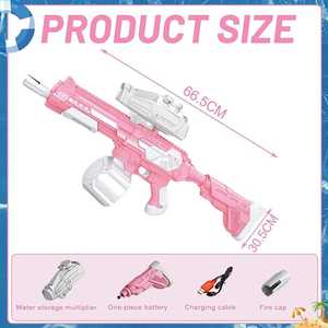 <span class=keywords><strong>2</strong></span> In 1 Modus M416 Elektrisch Waterpistool Met 1350Ml Hoge Capaciteit, Hoge Druk Automatische Spuitpistolen Voor Volwassenen Bereik Tot 36-42ft - Product Image 4
