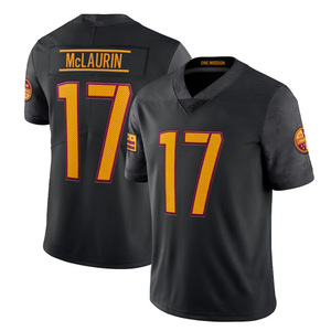 Yüksek kaliteli yaz Unisex kısa futbol forması Jayden Daniels <span class=keywords><strong>Chase</strong></span> genç Terry McLaurin Taylor Heinicke SAMUEL SR artı boyutu 4 - Product Image 3