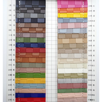 Tissu en similicuir gaufré Damier Checkerboard 0,9 mm, 54 pouces, avec support brossé, pour housses de tablette et tapis de bureau, 40 couleurs, MOQ 1 yard
