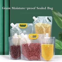 Offre Spéciale 1.5L clair stockage en plastique Doypack pliable Portable contenants à boire emballage bec pochette sac à eau pour la bière
