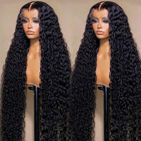Perruque frontale en dentelle HD 13x4 13x6 en cheveux humains vietnamiens bruts alignés avec les cuticules, ondulations profondes, vente en gros