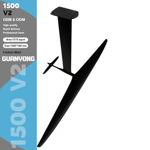 GY 1500 Aileron en aluminium pour kayak, grande aile, planche de surf pour débutant, aileron de kitesurf pour la pêche, le surf, le foil et l'hydrofoil - Product Image 1