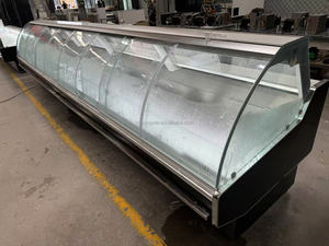 Cửa hàng bán thịt <span class=keywords><strong>Showcase</strong></span> cho thịt tươi/cá/thịt bò Deli hiển thị tủ lạnh tủ đông - Product Image 4