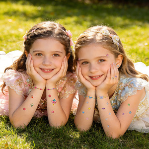 2026 Venta al por mayor transfronteriza, Novedad: Set de pegatinas de tatuajes para niños, impermeables, resistentes al sudor, pegatinas decorativas desechables - Product Image 2