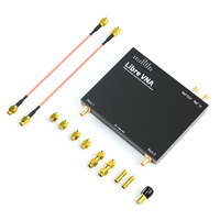 Analizador de Redes Vectoriales USB de 2 Puertos, 100kHz-6GHz, Alta Rango Dinámico, Herramienta de Prueba de Antenas y Circuitos de RF, Color Negro