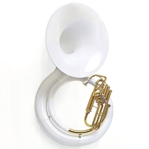 Sousaphone Bb tout en laiton OEM JYSP-E170W, laqué or professionnel, <span class=keywords><strong>instrument</strong></span> à vent pour performance de fanfare, vente en gros d'usine - Product Image 1
