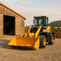 Kleiner Radlader 5300kg für Steinbruch-Bergbau und Landwirtschaft, 3600mm Wendekreis mit 10,7s Schnellzyklus