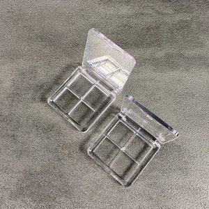 Commercio all'ingrosso <span class=keywords><strong>In</strong></span> magazzino 4 scomparti ombretto <span class=keywords><strong>trasparente</strong></span> fard <span class=keywords><strong>polvere</strong></span> custodia 5G portatile vuoto ricambio compatto - Product Image 1