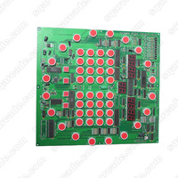 Münz betriebenes Arcade-Flipper-Kit für Erwachsene mit 6 Kugeln und LED 12V Voltage PCB Board Coin Pusher