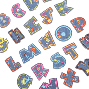 <span class=keywords><strong>Amazon</strong></span> Offre Spéciale Fashion Style brodé de 26 lettres à repasser pour vêtements - Product Image 4