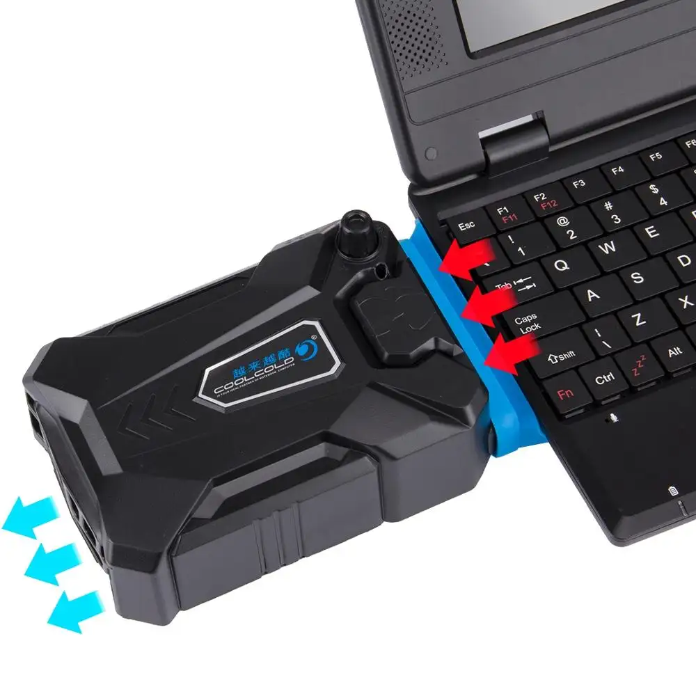 Wholesale Gaming Laptop Notebook Cooling Pad Mute Air Extracting Cooling Fan Turbo Heat Radiator With USB Cable