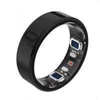 Bague connectée de santé la mieux notée avec examen physique rapide en un clic, moniteur de sommeil et de fréquence cardiaque pour la santé à domicile et le sport