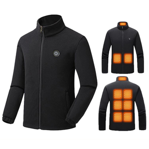 Nueva llegada al aire libre a prueba de viento chaqueta caliente señora hombres mujeres batería recargable USB abrigo calentado - Product Image 5