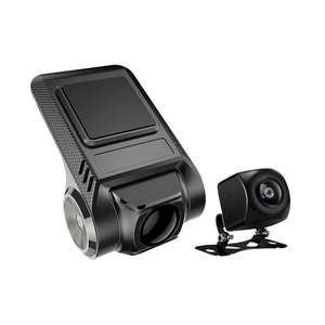 Dash Cam 2 canaux Full HD 1080P <span class=keywords><strong>voiture</strong></span> DVR USB ADAS enregistreur vidéo Vision nocturne caméra avant et arrière pour autoradio Android - Product Image 4