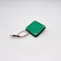 Antenne PCB UHF RFID TH008P 5dBi à circuit imprimé double couche circulaire 80*80*14mm pour la vente au détail intelligente