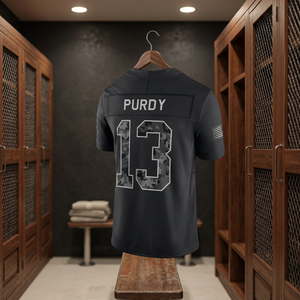 Camiseta de Rugby para Hombre, Negra y Blanca, de Secado Rápido, Cuello en V, Manga Corta, 100% Poliéster, Impresión por Transferencia de Calor, 220g, Corte Regular - Product Image 2