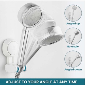Suction Shower Head Holder MAX Hold 3 KG Universal Angle Adjustable Shower Head <b>Bracket</b> Waterproof Wall Mounted for Bathroom - Product Image 4