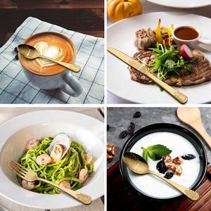 Ensemble de cuillères <span class=keywords><strong>et</strong></span> fourchettes à manche Unique à motif de fleur, couverts Vintage en or, couverts villoy <span class=keywords><strong>et</strong></span> <span class=keywords><strong>Boch</strong></span> - Product Image 5