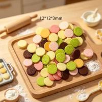 Miniatures de résine couleur chocolat, lait et café, accessoires pour colle crème, matériaux faits main pour pinces à cheveux et nail art DIY