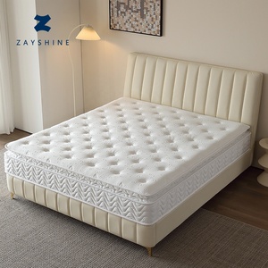 Colchón Moderno Zayshine, Tejido de Punto, Espuma Viscoelástica de Látex, Resortes Encapsulados, para Hoteles, Dormitorios, Escuelas, Colchón Enrollable Comprimido - Product Image 1