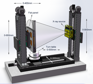 Yüksek enerjili endüstriyel CT (bilgisayarlı tomografi) tarama sistemi - Product Image 2