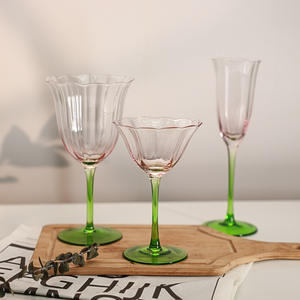 Ensemble de verres à vin rouge élégants de style français avec logo personnalisé, gobelets de luxe en cristal, verres à cocktail de 201 à 300 ml - Product Image 6