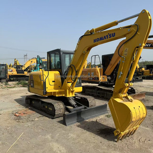 Excavadora de cadenas Komatsu PC56 usada con bomba de engranajes de alta calidad y rodamientos, maquinaria pesada en venta - Product Image 2
