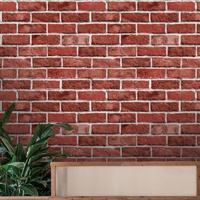 Papier peint PVC AISeries moderne à motif damassé géométrique en briques, 0,53 x 9,2 m, pour salon, hôtel, chambre à coucher, salle à manger, couloir d'escalier