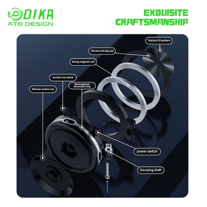 ATB Chất lượng cao điện tử từ xe chủ khung 360 độ xoay hút gấp 2-Side điện thoại di động sạc standr - Product Image 4