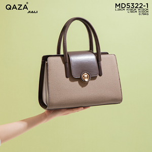 Sac à main fourre-tout en cuir PU uni avec fermeture éclair et chaînes <span class=keywords><strong>QAZA</strong></span> pour femme, sac à bandoulière de luxe pour usage quotidien - Product Image 3