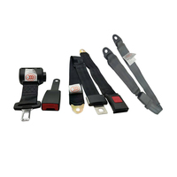 Accessoires de bus les plus vendus en Chine, ceinture de sécurité à deux points en nylon, certifiée CCC, avec tête de verrouillage en acier, pièces de bus