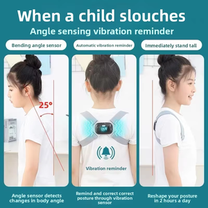 Corrector de Postura Inteligente Invisible al por Mayor para Niños, Soporte Ortopédico Ajustable de PU Antivuelco para la Espalda, Certificado CE FCC - Product Image 4